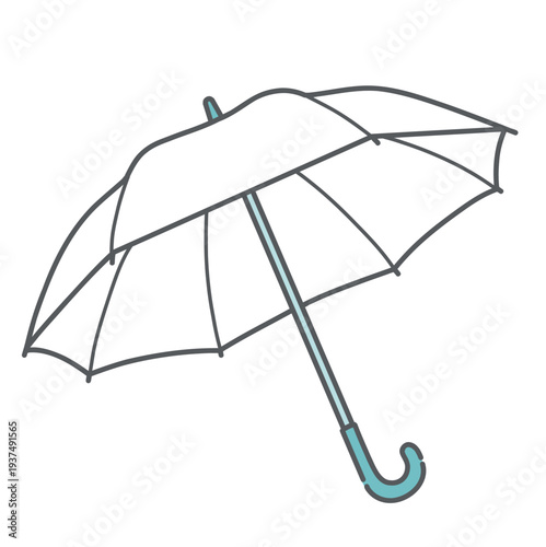 日傘・雨傘のイラスト（熱中症対策・紫外線予防グッズ）