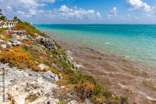 Grand Cayman, view from the cliff near Wreck of the 10 Sails...