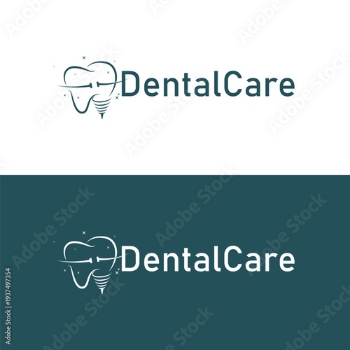 Creative Dental Health Care Logo for Modern Dentist Brand