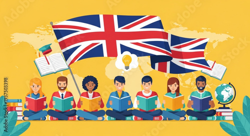English Language Day Uniting Through English Diverse Students Worldwide Learn and Grow, Fostering Global Communication and Understanding