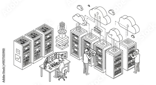 Data Center Servers and Cloud Computing.