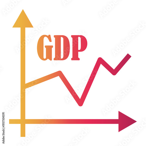 market Line Gradient Icon