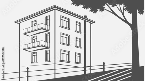 Monochrome vertical line composition creating rhythmic visual balance. Modern minimalist poster perfect for contemporary apartments and stylish wall decor.