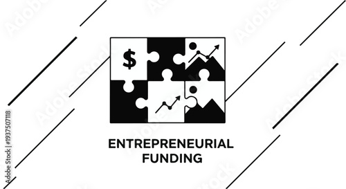 Entrepreneurial funding and business investment concept