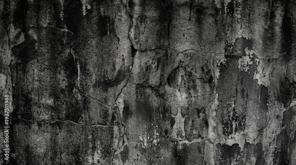 Fototapeta premium Dark Tree Bark Texture Background.