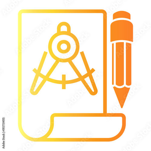 project Line Gradient Icon