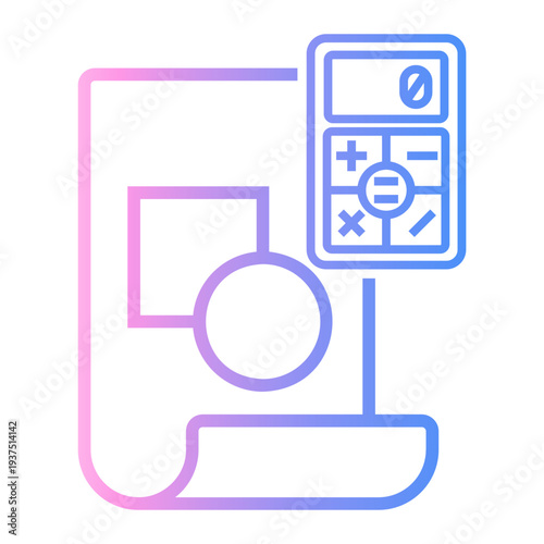 project Line Gradient Icon