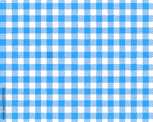 A seamless pattern of blue and white checkered squares