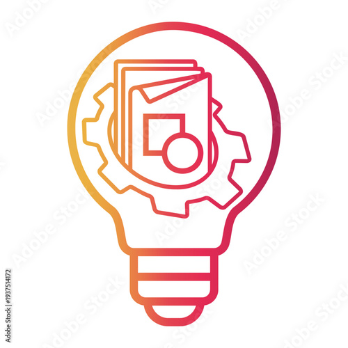 project Line Gradient Icon