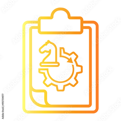 project Line Gradient Icon