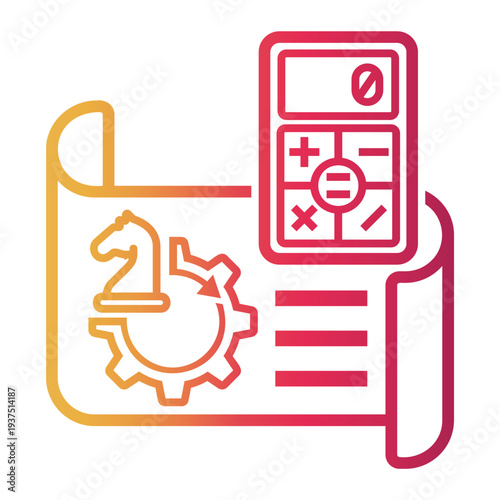 project Line Gradient Icon