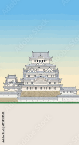 Himeji Castle, Japan - Traditional Architecture