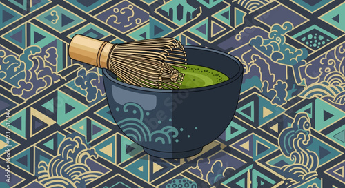 Matcha tea preparation, Japanese green tea