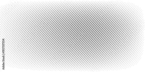 Monochrome halftone background with a gradient of dots creating a modern and minimalist design element EPS vector