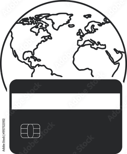 Global payment card symbol