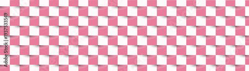 Bathroom wall mosaic pink and white checkerboard pattern with a subtle 3D embossed effect ideal for modern backgrounds textiles Bathroom wall mosaic 