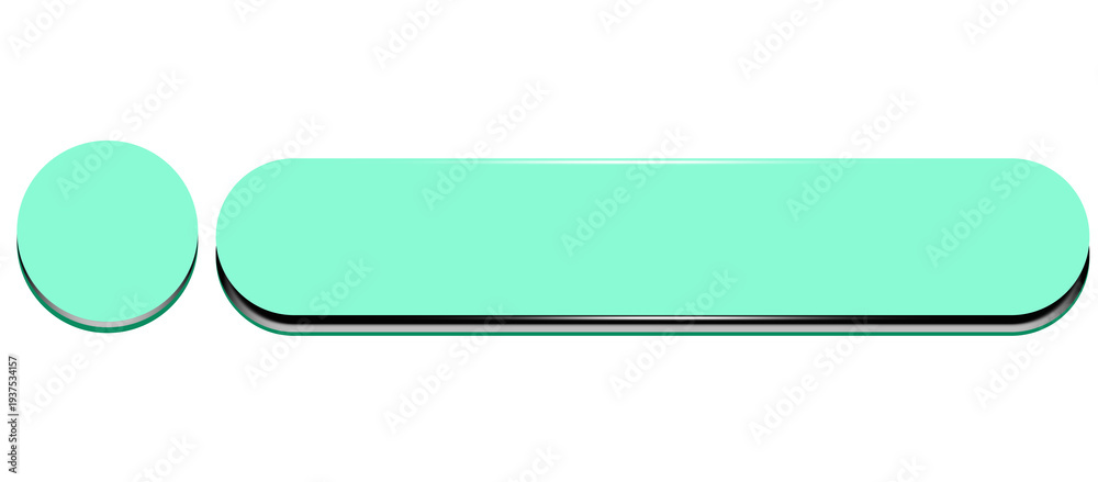 Fototapeta premium Minimal Light Green Lower Third Title Bar