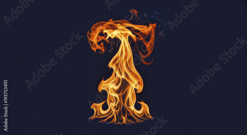 Modern, clean graphic design featuring the number thirteen. Versatile element.