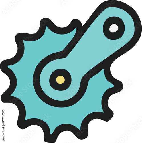 Bicycle Crankset and Pedal Arm.