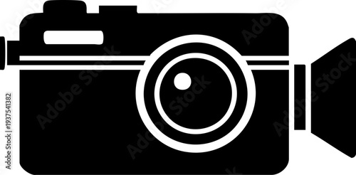 Compact Digital Camera Travel Icon
