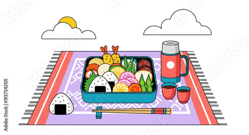 Japanese Bento Box Picnic