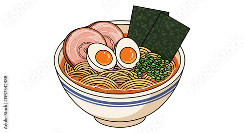 Delicious Ramen Bowl