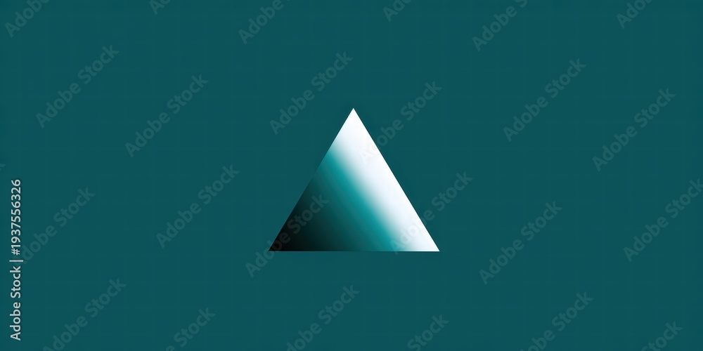 Fototapeta premium Minimalist Triangular Design for Modern Aesthetics