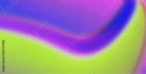 Purple Blue and Lime Soft Grain Grainy texture abstract Neon Glow gradient background, modern Purple abstract background, noise backdrop poster header banner design