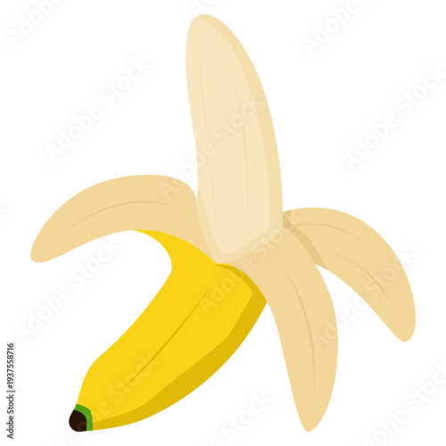 peeled banana