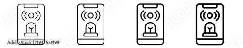 Smart Sensor  Icon Set Different Style Collection
