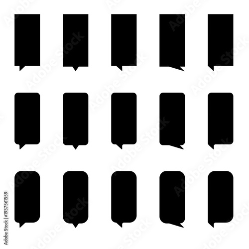 text bubbles collection