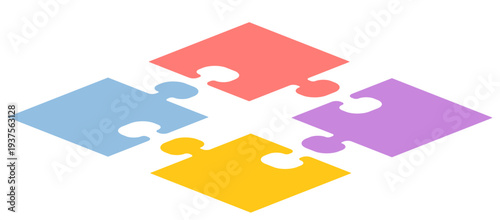 パズルの完成予想のイメージアイコン