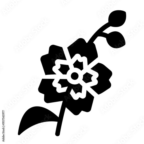 Cherry blossom Solid icon