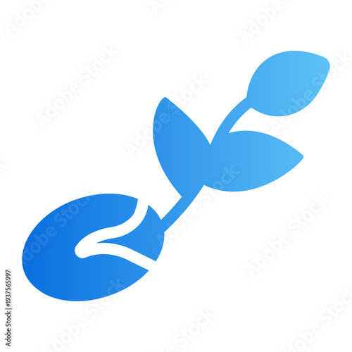 Plant sprout Line Gradient Icon