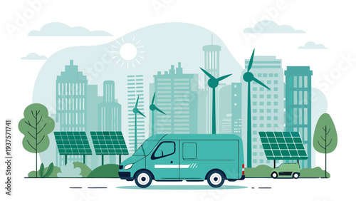 city landscape with cars