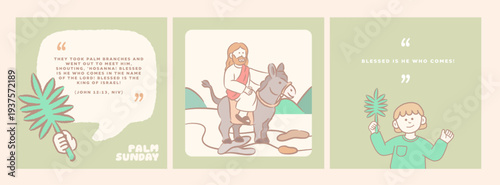 Palm Sunday quote card