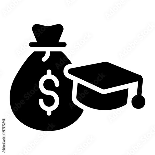 Education fund Solid icon