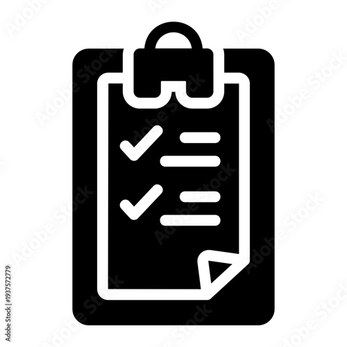 Report clipboard Solid icon