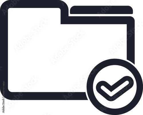 フォルダ確認とファイル管理アイコン