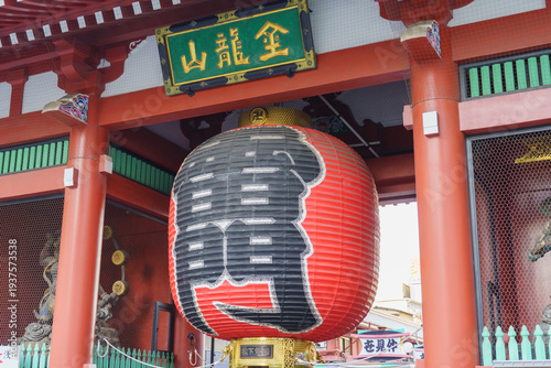 Obraz na płótnie 日本の観光地【東京都】浅草寺・雷門