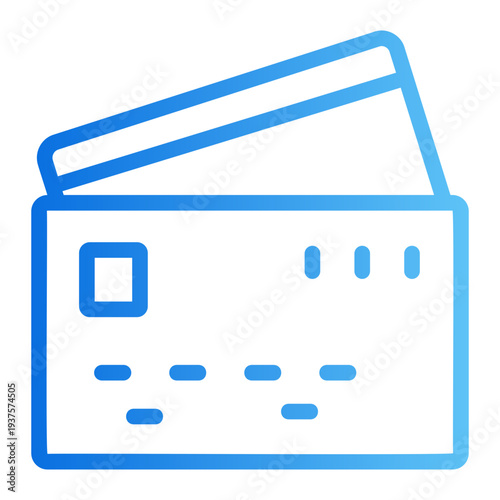 Credit card Line Gradient Icon