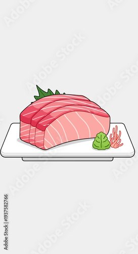 Fresh Tuna Sashimi Plate