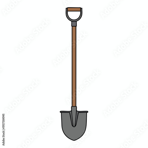 Simple Illustration of a Shovel