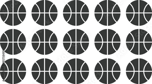 Collection of sixteen deer silhouettes in dynamic poses including standing, walking, running, leaping, and lying, vector illustration design for wildlife, forest animals, hunting, and nature artwork.