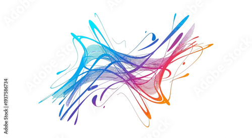 Abstract Colorful Swirls and Splashes of Light, Dynamic Energy Flow, Artistic Motion Background