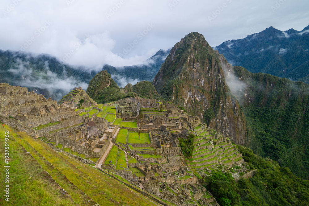 Ταπετσαρία Machu Picchu Historic Sanctuary Temple rainy season Inca citadel Eastern Cordill