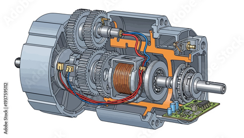 Explore the inner workings of a complex gear mechanism, revealing its intricate design and engineering for industrial and educational applications today