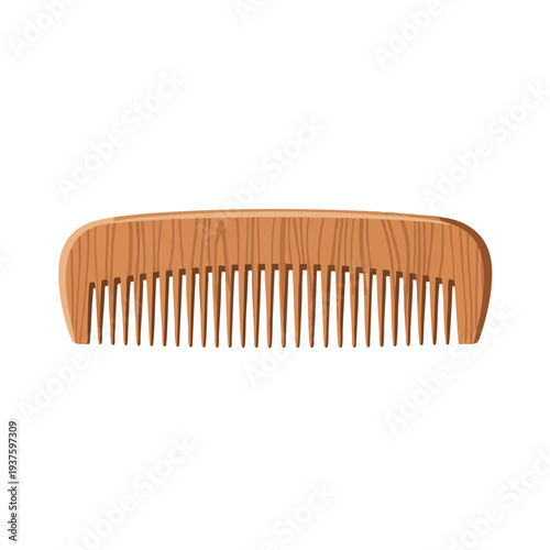 Elegant Wooden Comb for Hair Care and Styling