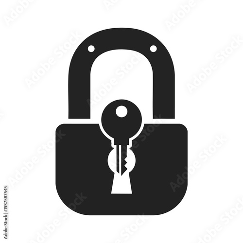 Close up of a Modern Security Lock for Safe and Secure Storage