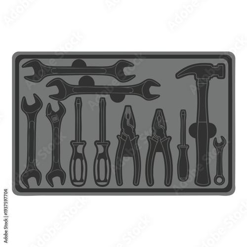 Assorted Hand Tools Set for Home Repair and DIY Projects